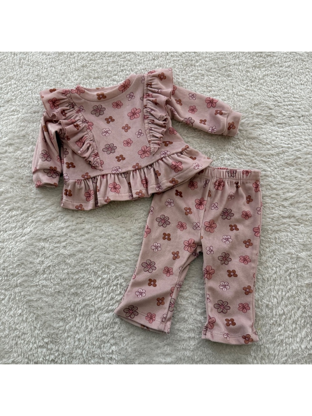 0-3m Soft Floral Set